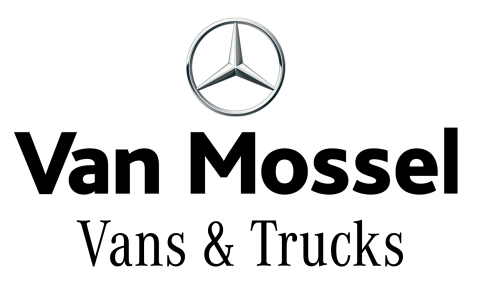 Logo Van Mossel Vans en Trucks 55x35 zwart zonder achtergrond